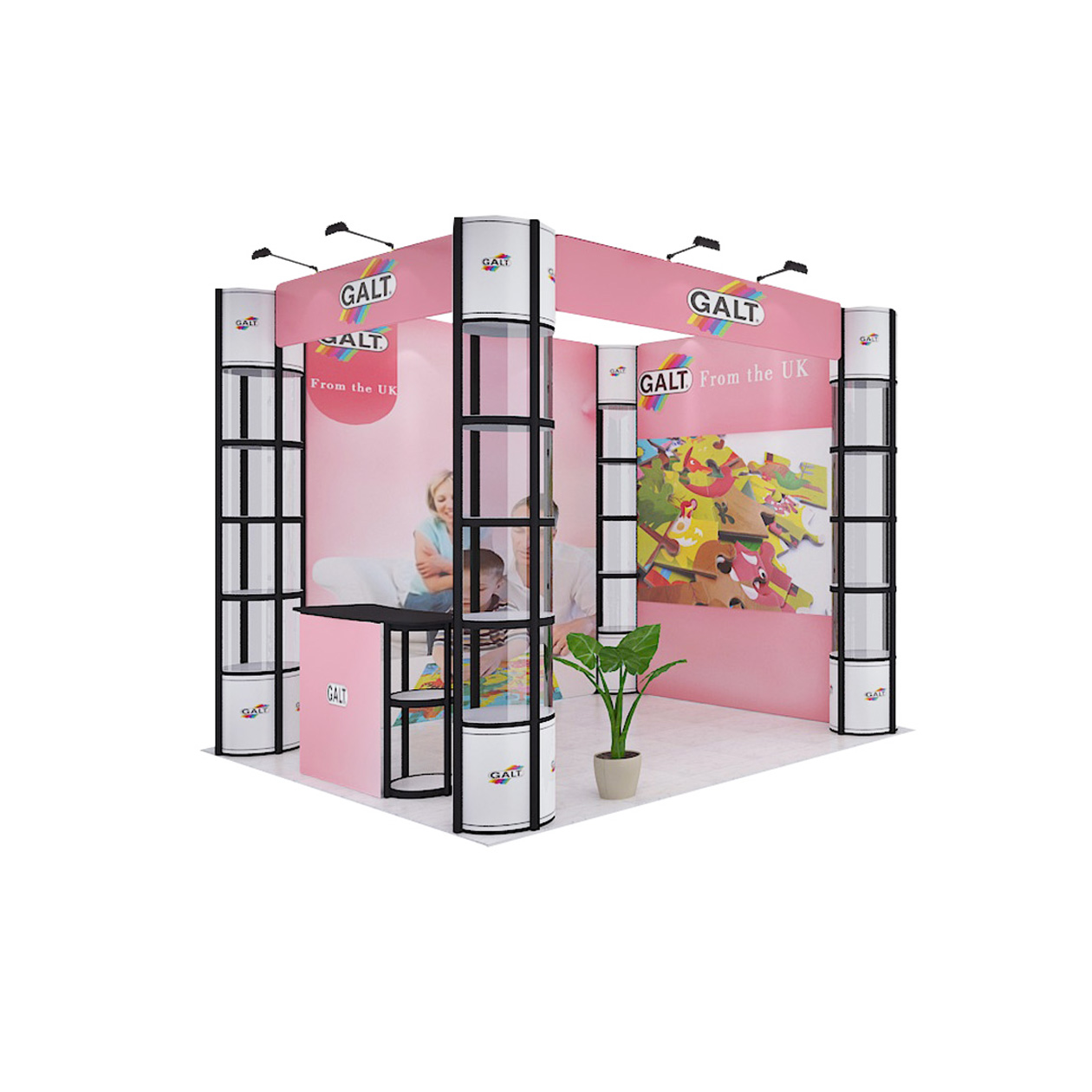 Portable Backdrop Booth LT-ZH003