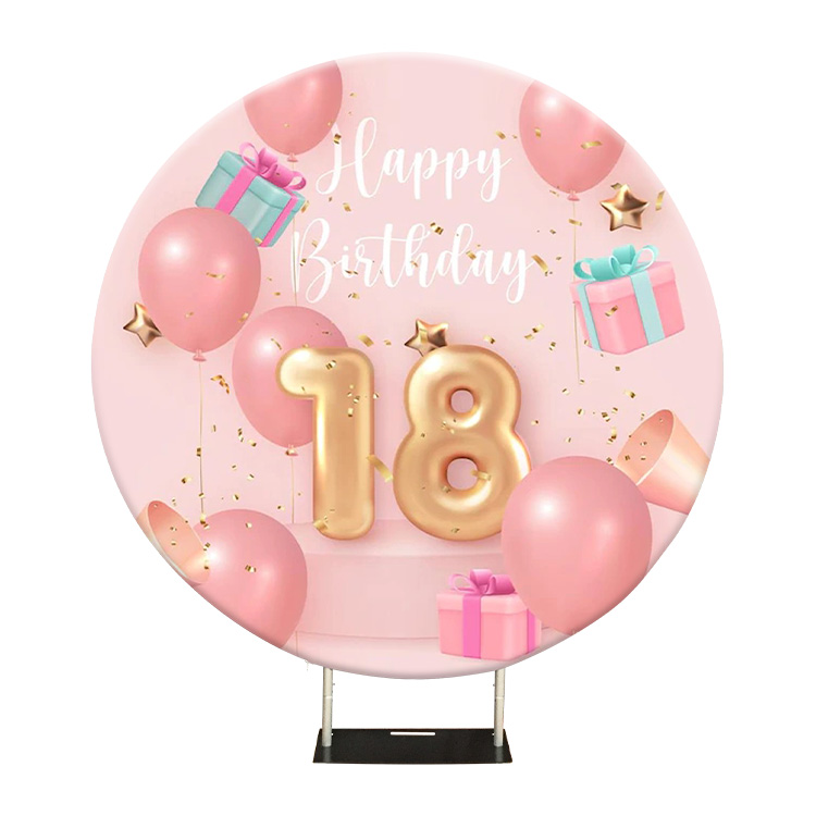 Birthday Round Backdrop Stand LT-PS006