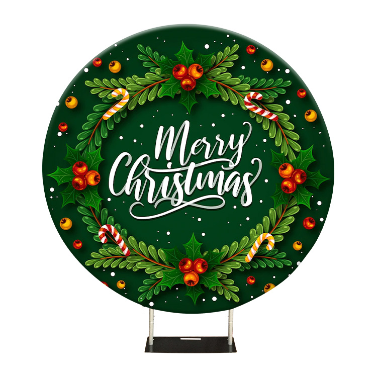 Christmas Round Backdrop Stand LT-PS006