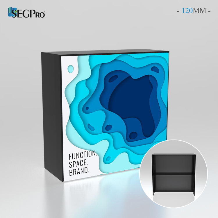 SEGPRO 120mm Promotion Counter without Door