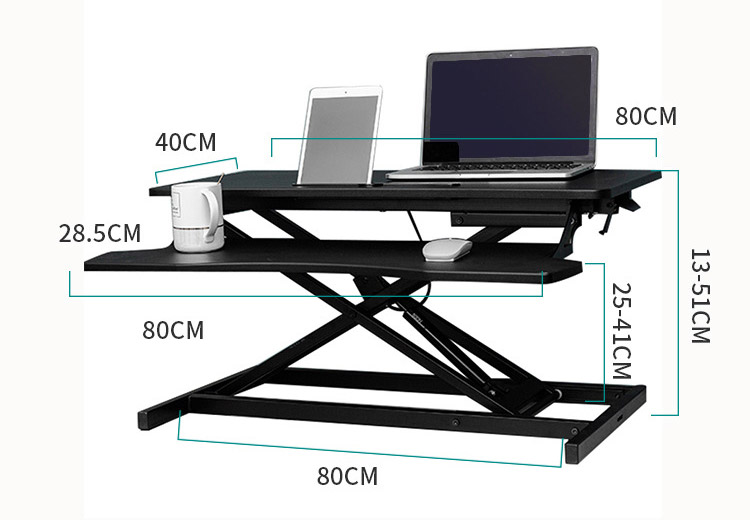 standing desk converter for small desk