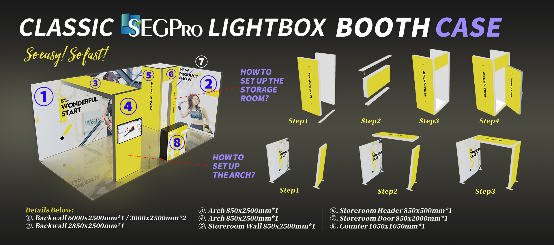 SEGPRO lightbox booth case