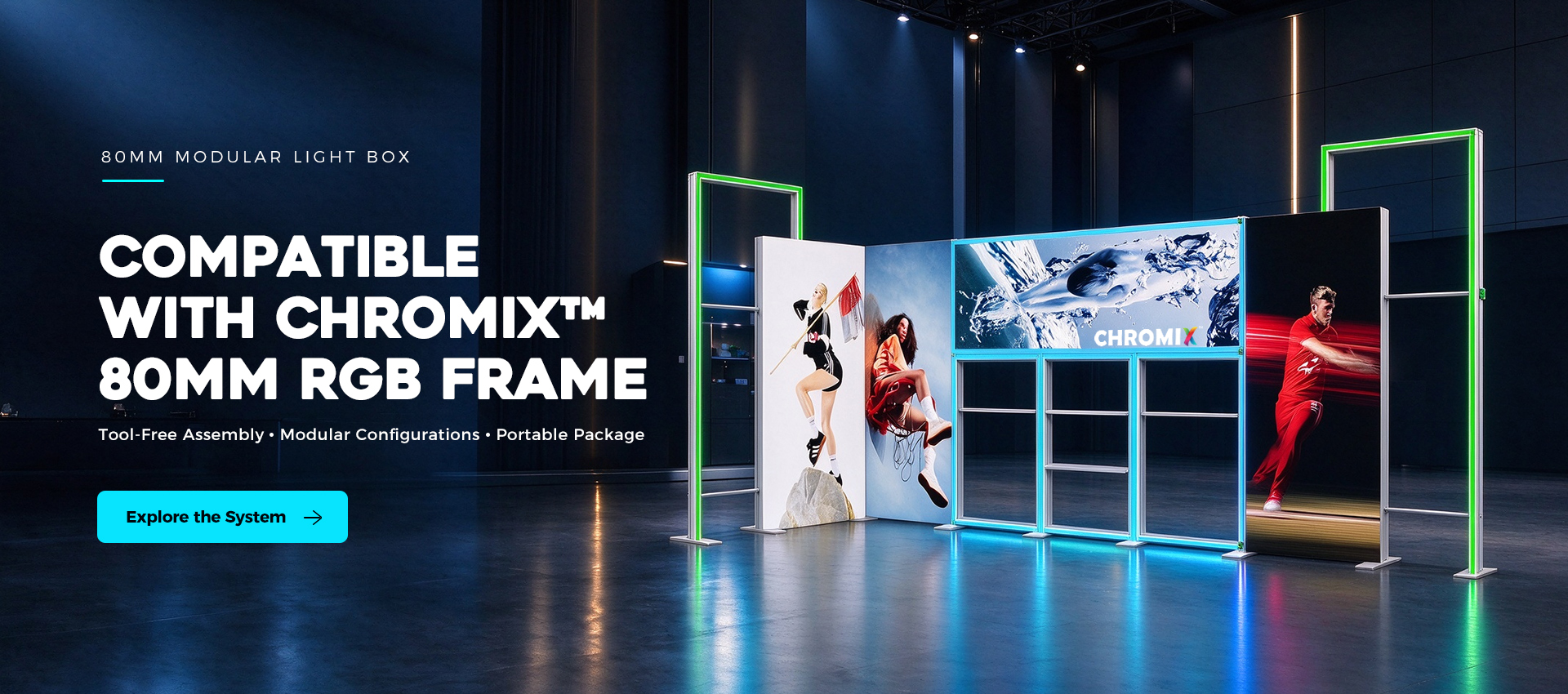 LT -80S Single Sided Light Box for sale, fast set up, compatible with Chromix 80