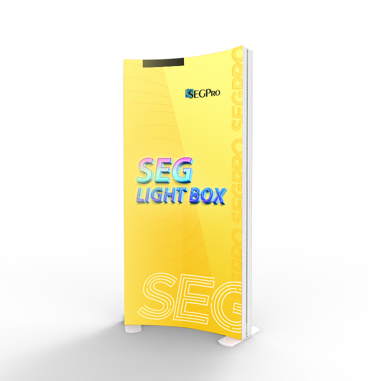 Popular free standing rechargeable aluminum 85mm light box