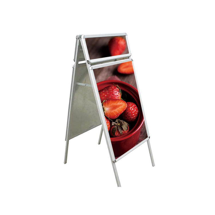 Replaceable Advertisement Rack Sign Stand for Activities Display,Double Pole Support Aiyawear Poster Display Stand Telescopically Poster Stand Frame Poster Board Display Stand