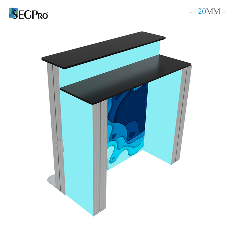 SEG Light Box Promotional Counter with Storage