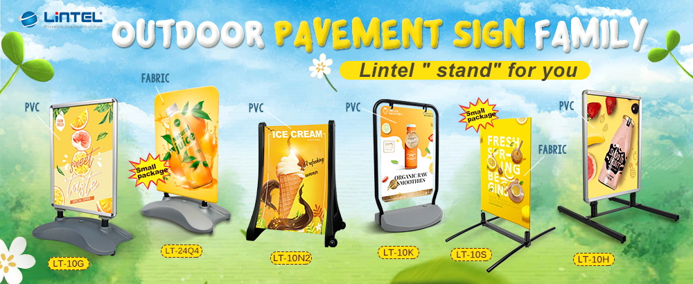 outdoor pavement sign