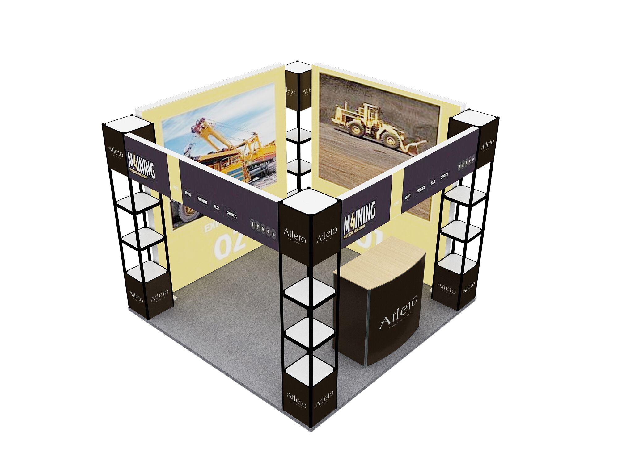 lightbox,booth system,trade show,exhibition