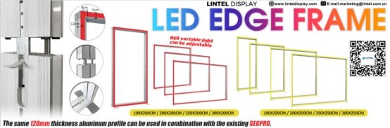 رمز الاستجابة السريعة (QR) الذي يربط بمقاطع فيديو توضيحية لنظام صندوق الإضاءة بإطار RGB من شركة Lintel Display
