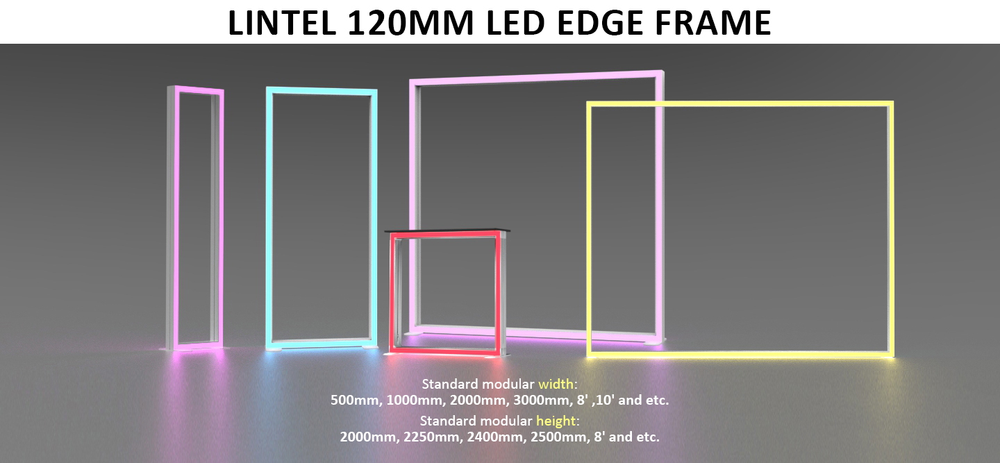 إطار إضاءة RGB LED بأحجام مختلفة.jpg