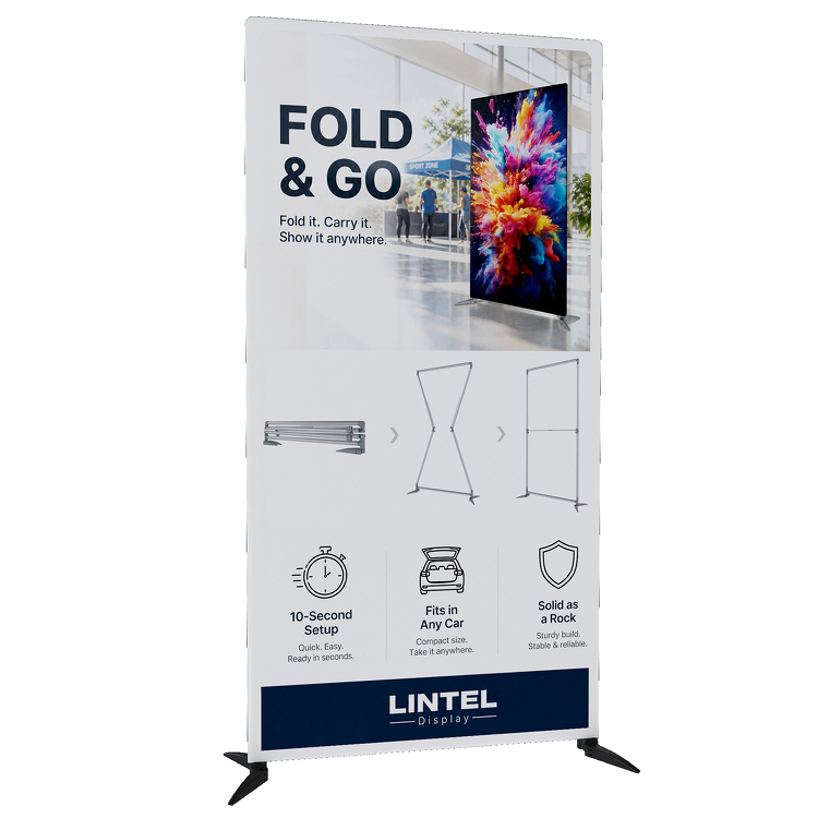 QZU Folding Tube Display Stand