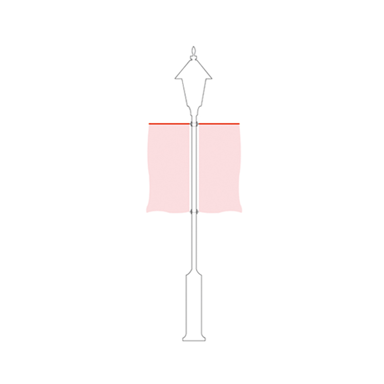 Double Sided Light Pole Banner