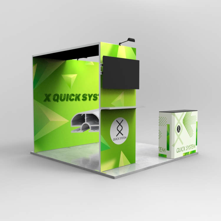 XQUIC™ SEG folding frame TV mount bracket application example 3